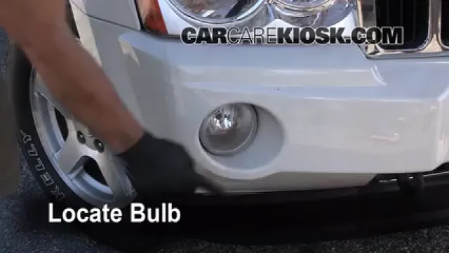 2005 Jeep Grand Cherokee Limited 5.7L V8 Éclairage Feu antibrouillard (remplacer l'ampoule)